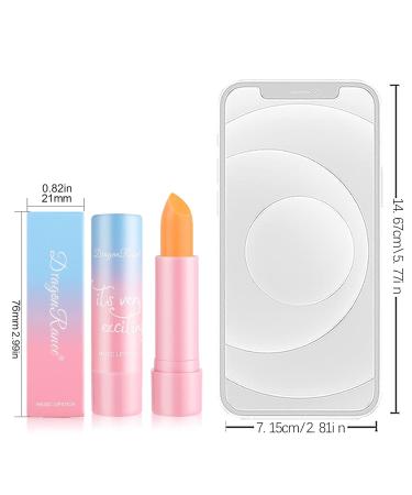 Color-Changing Moisturizing Lip Balm - Natural Peach Grape Aloe Vera & Carrot Extract | Lip Care for Women - Buy Online on GoSupps.com