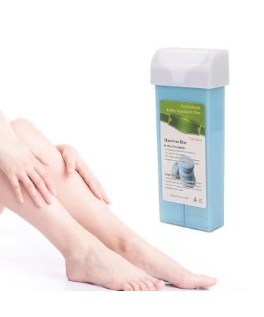 Roll-On Wax - Portable Safe Hair Removal Refill for Armpits | Beauty Salon Quality - Macaroon Blue - Buy Online on GoSupps.com