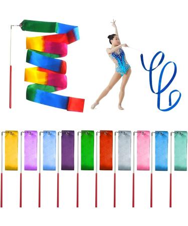 Banballon 20 PCS 6.6Ft Gymnastics Ribbon - Multi-Colored Dance Streamers for Kids - Buy Online on GoSupps.com