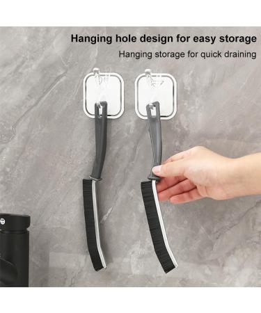 6Pcs Gap Cleaning Brush Hard Bristle Crevice Cleaning Brush for Household Use Hand-held Groove Deep Cleaning Brush for Shutter Door Window Track Kitchen (Black) - Buy Online on GoSupps.com