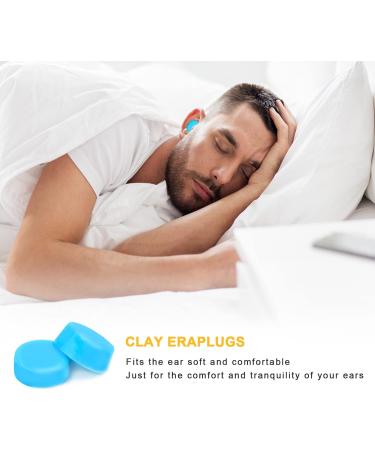 8 Pairs Silicone Sludge Earplugs - Soft Comfortable Reusable Waterproof Noise Suppression for Swimming Running Sleeping & Traveling - Buy Online on GoSupps.com