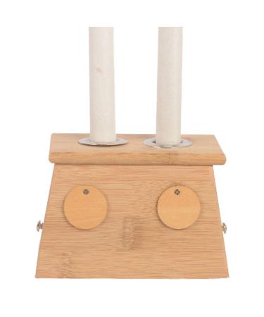 Healing Box for Moxa | Anti-Burned Moxa Roller Stick Holder | Bamboo Moxa Moxibustion Box with Multi Holes Moxa Stick Holder for Relieving Fatigue Aezon