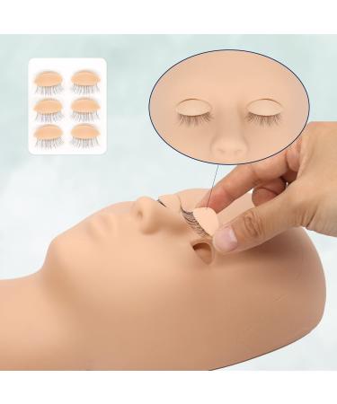 Silicone Eyelash Extension Kit with Mannequin Head for Beginners and Professionals - Buy Online on GoSupps.com