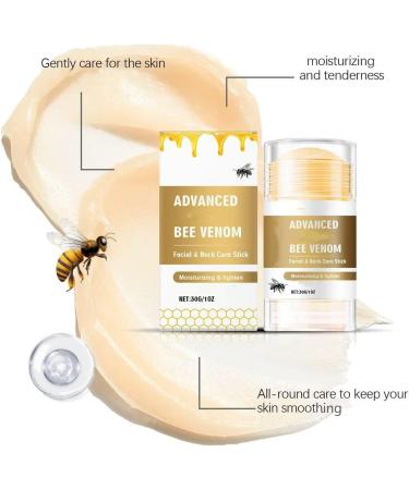  JIAOY Set of 2 advanced face and neck care pencils - Firms and lifts sagging skin - Bee venom anti-wrinkle cream - Anti-aging moisturizing cream - Buy Online on GoSupps.com