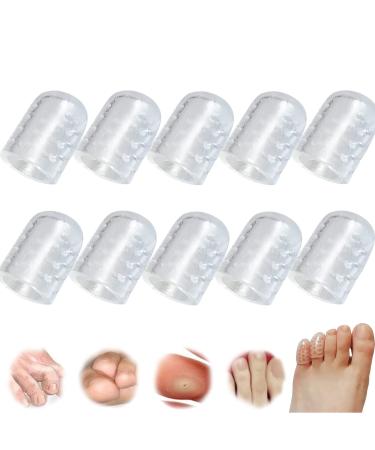 Silicone Anti-Friction Toe Protector - 2023 New Silicone Breathable Toe Covers - Provides Relief from Missing or Ingrown Toenails Corns Blisters Hammer Toes Reduce Friction (10)