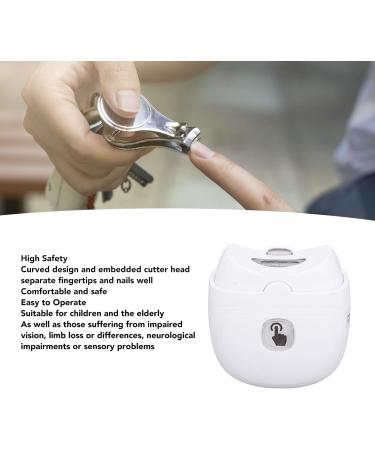 Leapiture Electric Nail Clipper Automatic Nail Trimmer Electric Fingernail Cutter USB Rechargeable Nail Clipper Automatic Nail Cutting Tool for Children Seniors - Buy Online on GoSupps.com