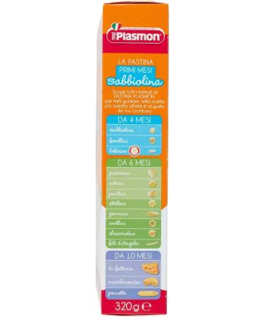  Italian Gourmet E.R. Sabbiolina Plasmon Pastes 320 g from 4 months + Pulpa Italian Gourmet Pulp 400 g - Buy Online on GoSupps.com