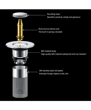 Efficient & Sink Strainer Convenient & Sink Plug Installs Keep Your Drain Clear with Ease - Buy Online on GoSupps.com