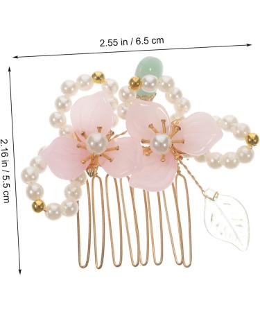 FRCOLOR Accessories comb bride hair hanfu hair chinese hairpin wedding headwear flower tassel hairpins flower headpiece hanfu hair accessories for bride classical metal pair Comb - Buy Online on GoSupps.com