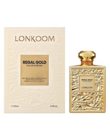 REGAL BLACK and GOLD perfume 100ml EDP Fresh Notes Long-Lasting Fragrance for Men and Women (Fruity)