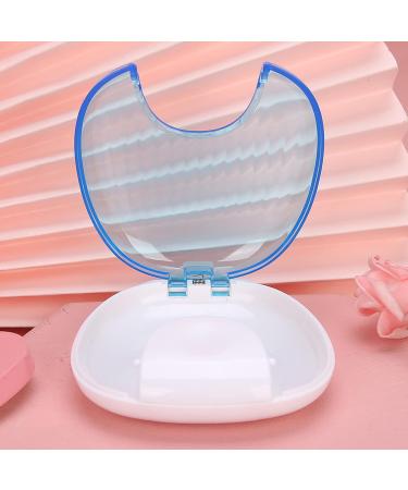Orthodontic Retainer Case & Mouth Guard - Portable Waterproof Denture Box (Sky Blue) | Ship Internationally - Buy Online on GoSupps.com