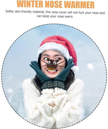 Buy Gatuida Cold Nose Warmer | Knitted Wool Mask for Dust Protection | Reusable Fleece Nose Cover for Dogs | International Shipping Available - Buy Online on GoSupps.com