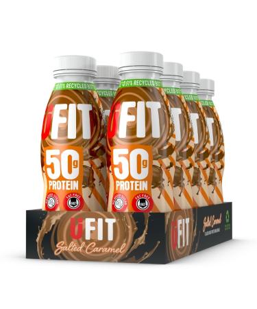 UFIT High Protein Milkshake Salted Caramel 8x500ml