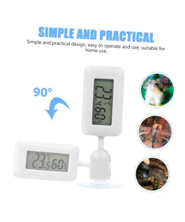 Fondotin Reptile Hygrometer - Digital Moisture & Temperature Meter for Terrariums | Mini-Hygrometer & Thermometer | Ideal for Bearded Dragons & Reptile Accessories - Buy Online on GoSupps.com