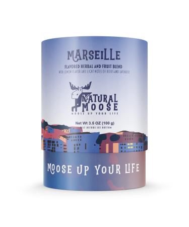 Global Natural Moose Tea Trotters | Premium Loose Leaf Tea | Marseille | Roses and Lavender | 100g Marseille | Roses and Lavendar 100 g (Pack of 1)