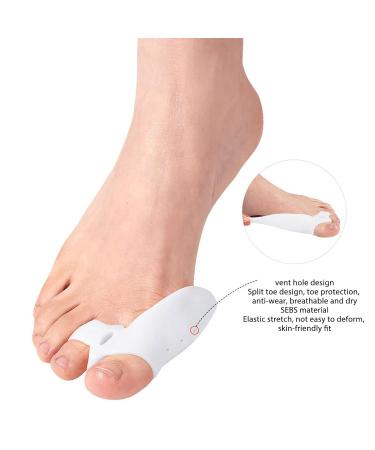 Bunion Corrector Toe Separator for Women & Men | Reusable Bunion Toe Straightener for Day & Night Support | Lightweight & Breathable (L) - Buy Online on GoSupps.com