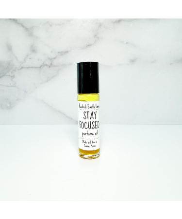 Stay Focused Perfume Oil - Woodsy Scent - Vetiver Rosemary Cedarwood Lavender - Buy Online on GoSupps.com