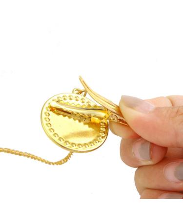 Buy Haolei Rose Gold Bling Baby Pacifier & Clips | Rhinestone Nipple Dummy for Newborns (0-18 Months) - International Shipping Available - Buy Online on GoSupps.com