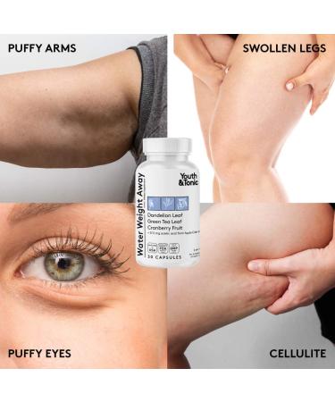 Natural Diuretics for Blood Pressure Support | High Strength Water Weight Pills with Vitamins & Herbs | Fluid Loss & BP Supplements for Heart Health | Men & Women - Buy Online on GoSupps.com