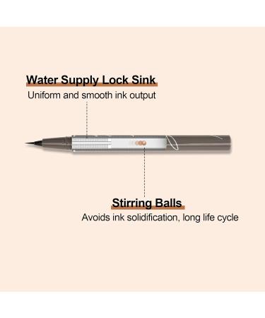 Erinde White Liquid Eyeliner - High Precision Waterproof Ink - Professional Long-Lasting Quick-Dry Korean Eye Makeup #07 - Buy Online on GoSupps.com
