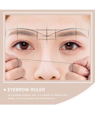 Angoily 2pcs Eyebrow Positioning Line Simple Eyebrow Mapping Ruler White Eyebrow Ruler Colorful Eyebrow Line - Buy Online on GoSupps.com