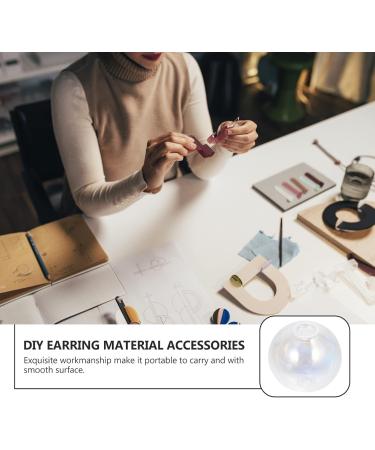 Shop Heallily Mini Glass Ball Bottles - 5 Pack | DIY Jewelry Pendant | 4 Sizes | Transparent 1.4x1.4cm for Earrings & Necklaces - Buy Online on GoSupps.com