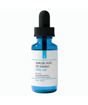 Pure Original Ingredients Salicylic Acid 2% Solution (30 mL) by Pure  Treats Acne  Hyper-pigmentation  & Premature Aging  Daily Use Facial Serum