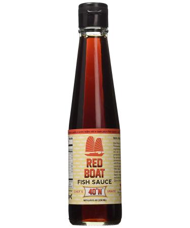 Red Boat Fish Sauce 40N (Pack of 2-250 ML) Fish 8.45 Fl Oz (Pack of 2)