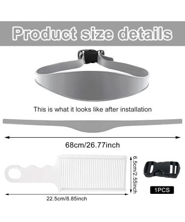 Professional Miliaflick Hair Cutting Edge Tool - Adjustable 2-Piece Guide for DIY Home Haircuts - Perfect for Fades - Silicone Instructions Included - Buy Online on GoSupps.com