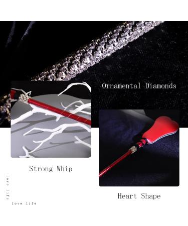 LANWAN Horse Whip Riding Crop - Red Equestrian Training Paddle - Buy Online on GoSupps.com
