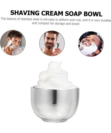 Minkissy 12pcs Stainless Steel Shaving Foam Shells | Rustproof Double Layer Shaving Cups 7.4x7.4cm | Metal Soap Shave Storage for Efficient Grooming - Buy Online on GoSupps.com