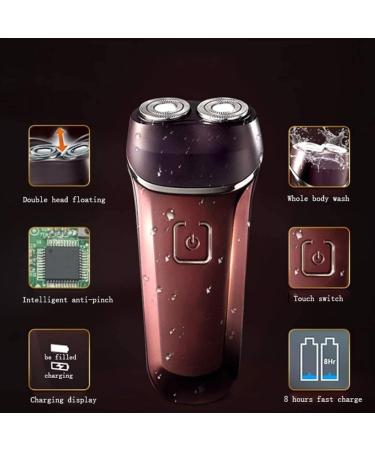 Buy Men's Professional Shaver - Cordless Electric Razor Waterproof USB Rechargeable | Perfect Gift for Him - Buy Online on GoSupps.com