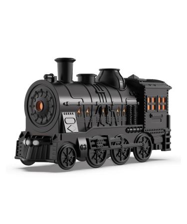 Essential Oil Diffuser Train Shape Aromatherapy Diffuser 300ml Humidifier with 2 Colors Lights 2 Mist Modes for Home Office Hotel Decor
