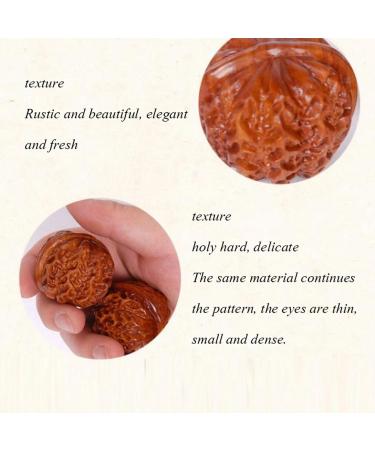 Unbit Ballstretch Magnetic Stress Ball - Handcrafted Walnut Wood Palm Massager for Stress Relief & Hand Training (50mm) - Buy Online on GoSupps.com