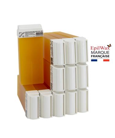 Epilwax Royal Complete Epilation Kit | Professional Wax Warmer 12 Roll-On Honey Wax 100 Epilation Strips & Aftercare Oil | Perfect for Smooth Skin - International Shipping Available - Buy Online on GoSupps.com