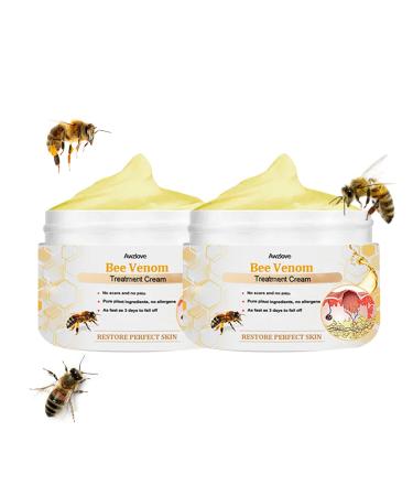 Awzlove Professional Bee Venom Treatment Cream 2024 Professional New Bee Venom Repair Cream Hydrating Moisturizing Treatment Cream for Men&Women 1Fl Oz (2)