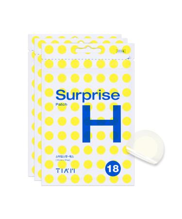 TIAM Surprise H Patch (54 Count Pack of 3) Invisible hydrocolloid Acne Patches 54 Count (Pack of 1) 54.0