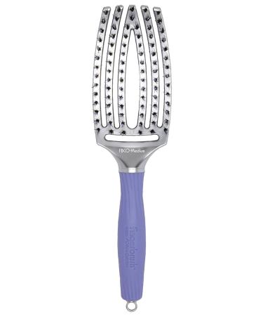 Olivia Garden FingerBrush Scalp-Hugging & Vented Combo Paddle Hair Brush (ionic & 100% boar bristles) FBCO-MD (Medium) - Buy Online on GoSupps.com