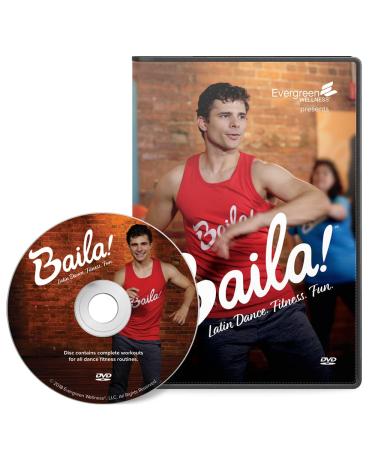 Baila! Latin Dance Fitness Workout DVD for Beginners and Seniors, Learn Fun Latin Dance Moves While Getting Fit, No Dance Experience Needed