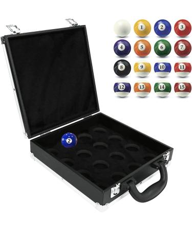 Salutuya 16 Ball Billiard Storage Case - Pool Balls Carrying Box for Billiards Lovers - Buy Online on GoSupps.com