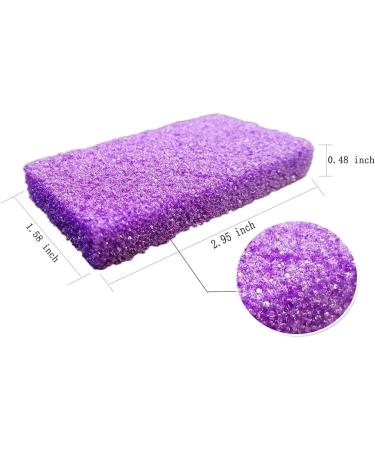 70-Piece Pedicure Exfoliator Kit: Disposable Pumice Stone, Sponge Scrubber, Callus Remover, Nail Files - Purple - Buy Online on GoSupps.com