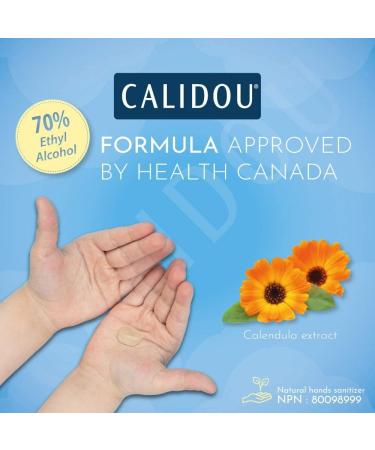 Calidou Antiseptic Gel Hand Sanitizer with 70% Ethyl Alcohol 250ml Enriched with organic calendula extract to keep hands soft. - Buy Online on GoSupps.com