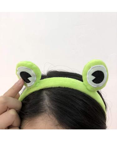 Buy Ixkbiced Cute Frog Eyes Face Wash Makeup Headband - Plush Elastic Hair Hoop for Comfortable Skincare | International Shipping Available - Buy Online on GoSupps.com