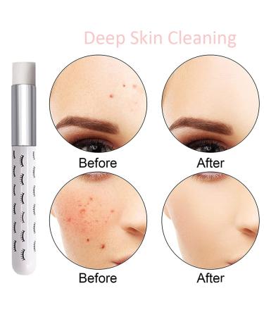 RUFRY 12-Piece Cute Lash Bath Brushes Set | Blackhead Remover & Facial Cleaning Tools | Eyelash Cleanse Brushes (White-Silver) - International Shipping Available - Buy Online on GoSupps.com