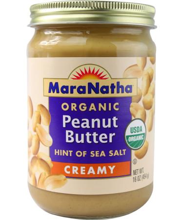 MaraNatha Organic Peanut Butter Creamy 16 oz (454 g)