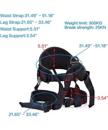 HeeJo Climbing  Safety Safe Seat Belt for Outdoor Tree Climbing  Outward Band Expanding Training Large Size Climbing Gear - Buy Online on GoSupps.com