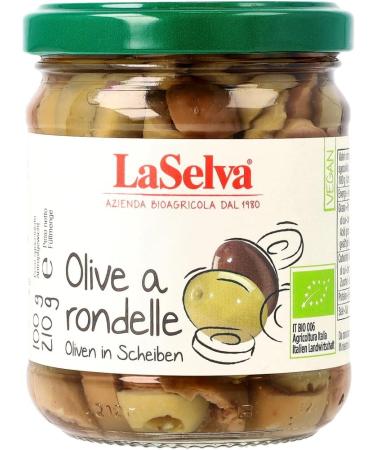 LaSelva La Selva Pack of 2 organic olive discs green/black (2 x 210 g) - Buy Online on GoSupps.com