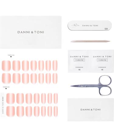 Danni & Toni Half Hardened Gel Nail Foils - Glossy Color Mixture UV Nail Stickers & Self-Adhesive Wraps | 28 Designs for Stunning Nail Art - Buy Online on GoSupps.com