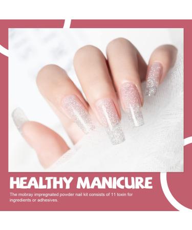 Mobray Dip Powder Nail Set - 6 Classic Colors Starter Kit for French Manicure DIY Salon Home Gifts - No Lamp Needed - Buy Online on GoSupps.com