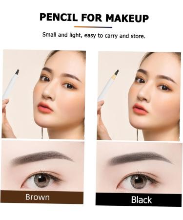 Angoily 4pcs Four Forked Eyebrow Pencil Miss Brush Lasting - Buy Online on GoSupps.com